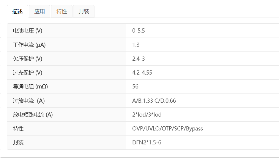 凯特瑞代理帝奥微DIO7110导通电阻56mΩ锂电池过充过放保护芯片