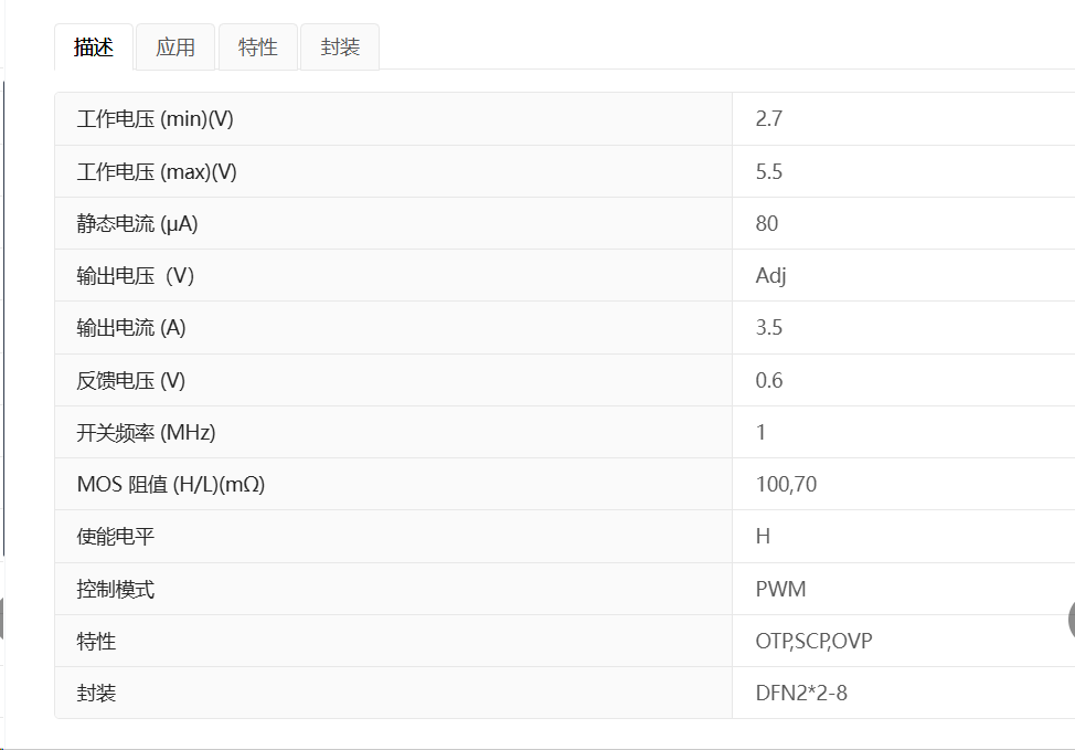 DIO6083输入5V开关频率1MHz同步3.5A直流降压转换器IC，凯特瑞代理DIO6083同步降压芯片
